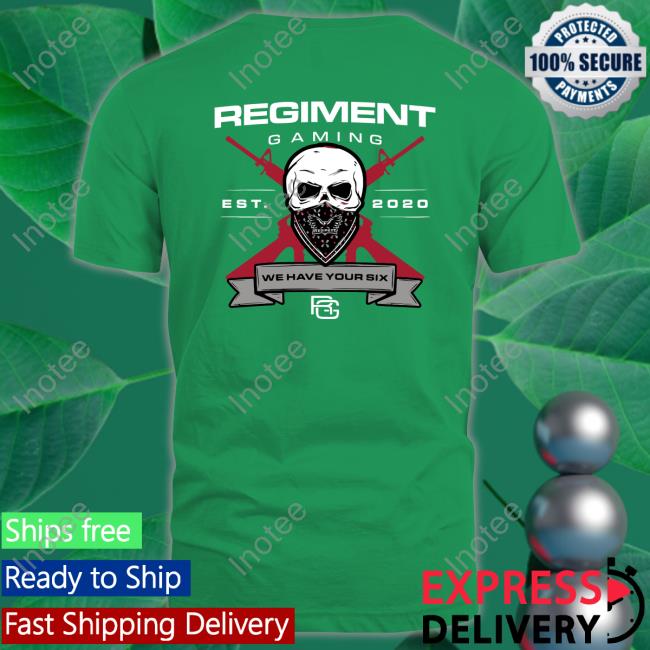 Regiment Skull Long Sleeve T Shirt Regiment Skull Tee