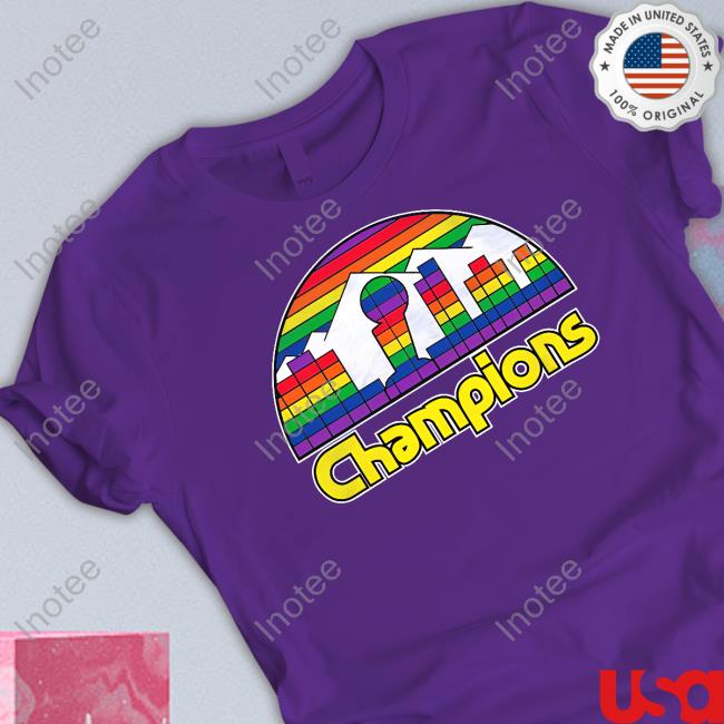 Barstoolsports Store Denver Nuggets Mountain 2023 Champions Tee Shirt