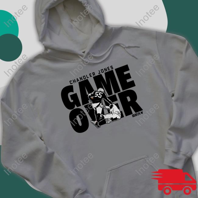 Breakingt Merch Chandler Jones Game Over Sweatshirt
