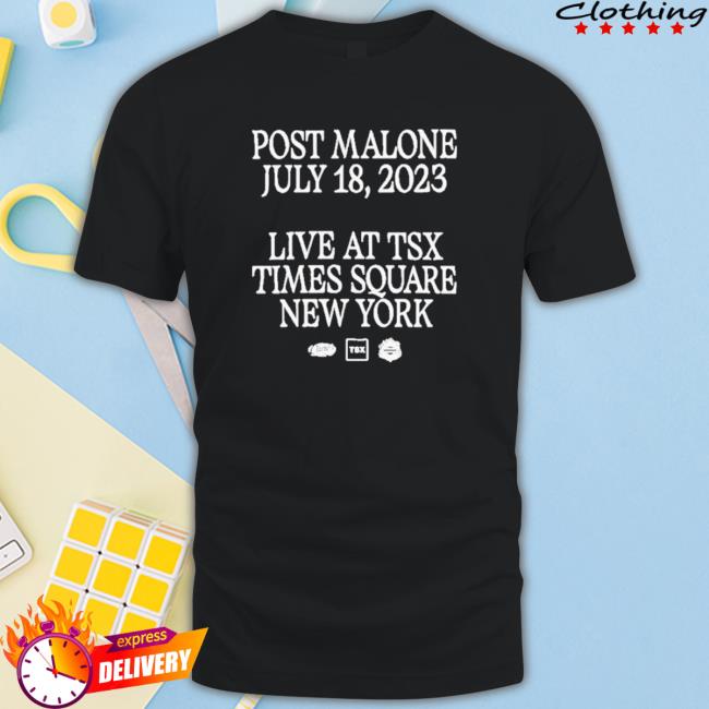 Post Malone Live At Tsx Times Square New York Sweatshirt