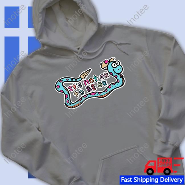 Thegoodshirts Snake It's Ok Not To Be Ok Long Sleeve Tee Shirt Goodshirts Merch Snake It's Ok Not To Be Ok New Shirt