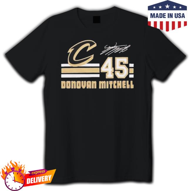 Cavs Donovan Mitchell Signature Jersey Shirt