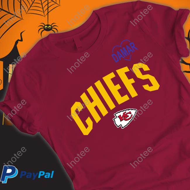 Chiefs Qb Patrick Mahomes Rocking Damar Chiefs Hamlin Strong Tee Shirt
