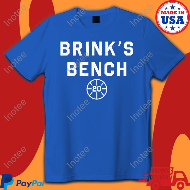 Brink's Merch Brinks Bench New Shirt