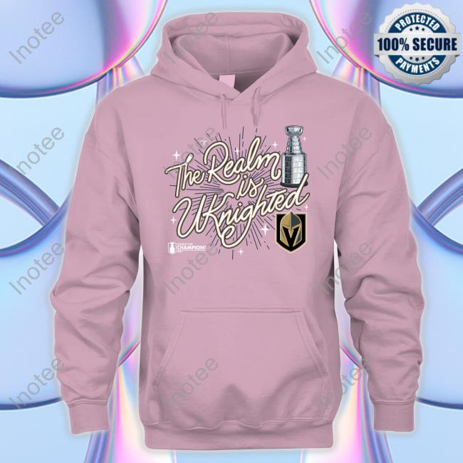 Vegas Golden Knights Stanley Cup Champs Celebration Uknighted Realm Tee Shirt