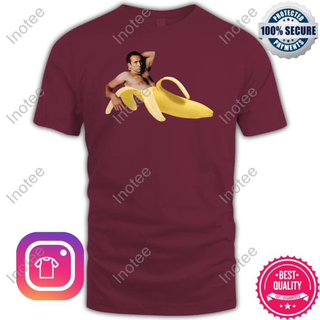 Goodshirts Nicolas Cage In A Banana New Shirt