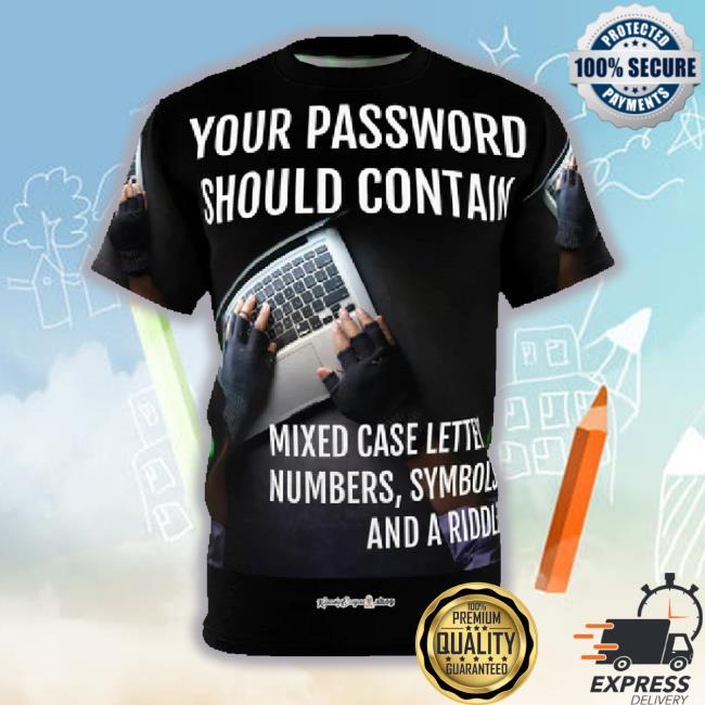 Complex Passwords Hoodie Sweatshirt Unisex Aop 3D