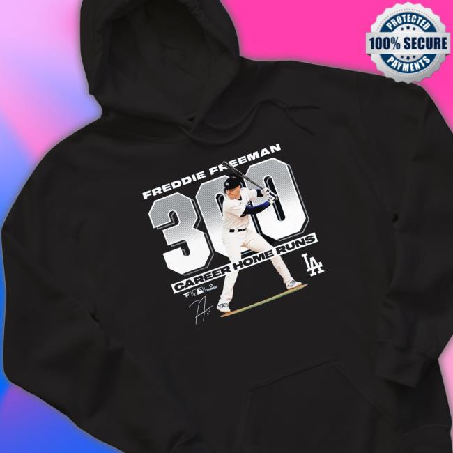 Freddie Freeman Los Angeles Dodgers 300 Career Home Runs T-Shirt