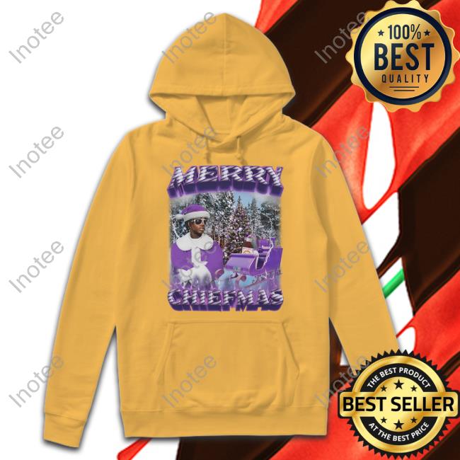 Swag Stimulus Merch Merry Chiefmas Hooded Sweatshirt Swagstimulus.Com