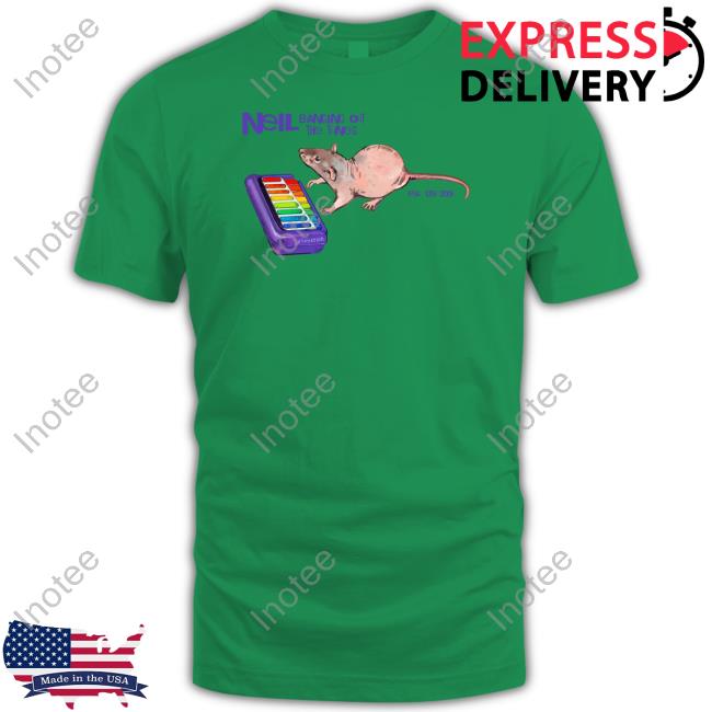 Catwheezie Neil Banging Out The Tunes Tee