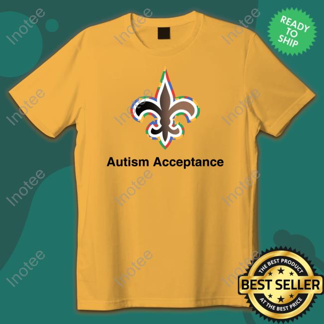 Official New Orleans Saints Autism Acceptance Tee