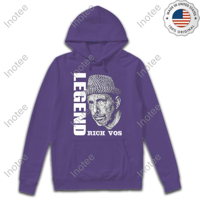 Rich Vos Legend Squiggly Line Drawing Hoodie Comic Wearables Merch