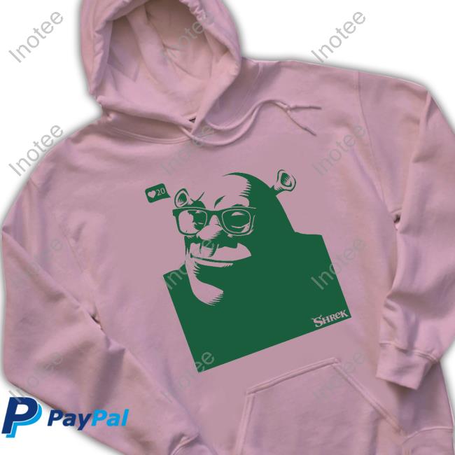 Zach Silberberg Supports The Wga Bioworld Handsome Shrek Sweatshirt