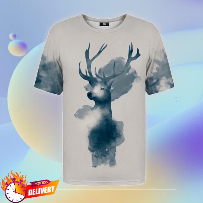 Watercolor Deer Tee Shirt