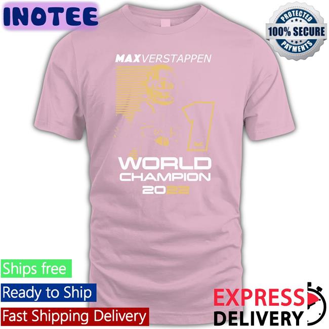 Max Verstappen World Champion 2022 Shirt Red Bull Racing Verstappen Store
