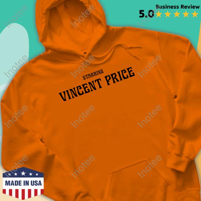 Trevor Henderson Starring Vincent Price Long Sleeve Tee Shirt