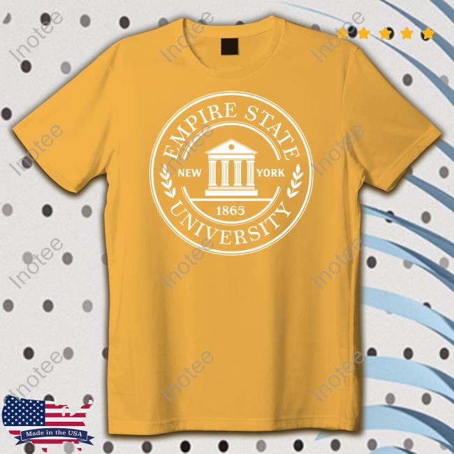 Empire State University New York Logo Tee Shirt