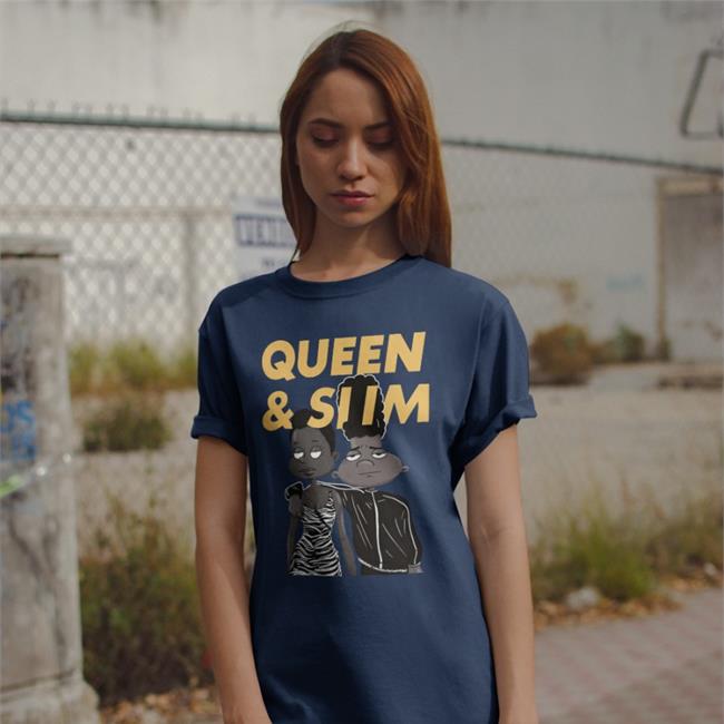 Bam Wearing Queen And Slim Long Sleeve Tee Shirt NBA