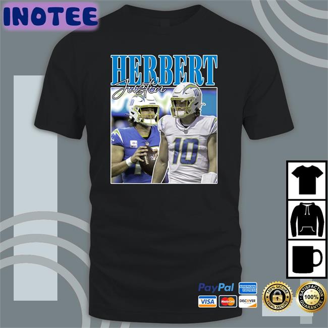 Justin Herbert Vintage 90S Tee Shirt