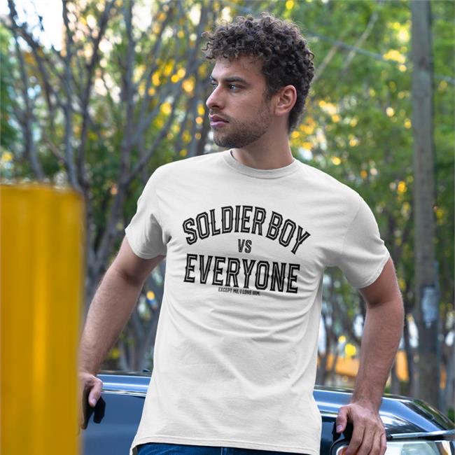 Jensen Ackles Soldier Boy Vs Everyone Except Me I Love Him Tee Shirt AnnaKunerksterPhotos