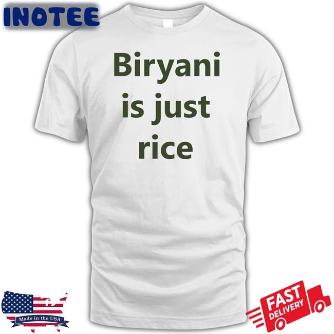 Dennis Biryani Is Just Rice T Shirt Denniscricket