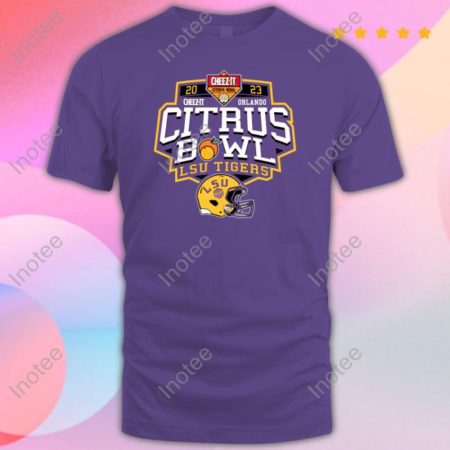 Florida Citrus Sports 2023 Cheez-It Citrus Bowl Orlando Citrus Bowl Lsu Tigers Shirt
