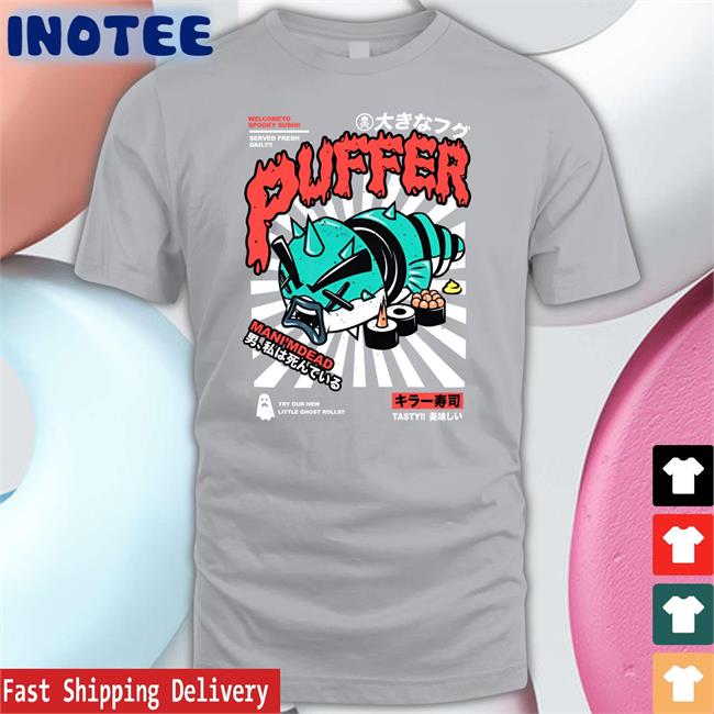 Big Puffer Ghost Roll Tee Shirt Big Puffer Halloween Shirt