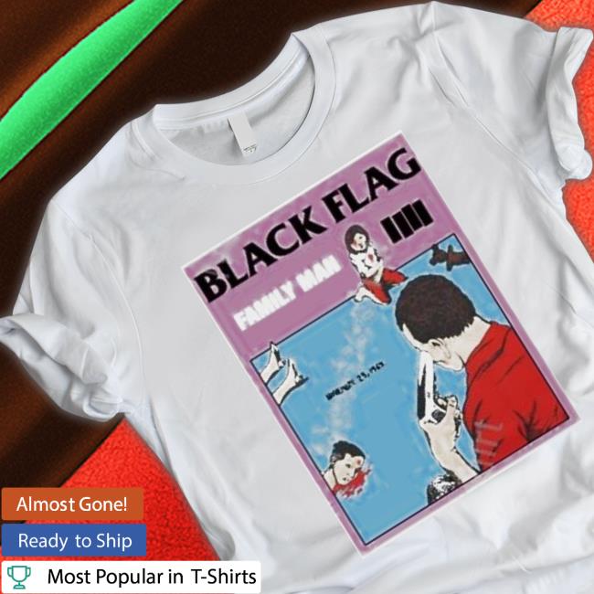 Lottareds Black Flag Family Man Crewneck shirt
