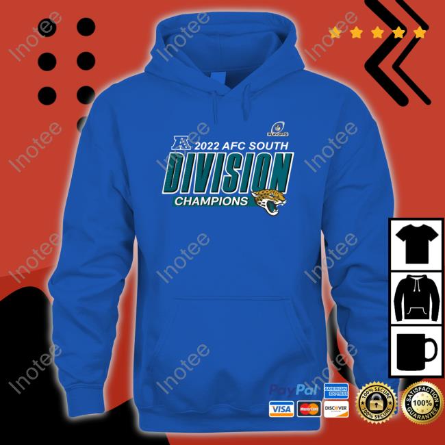 Jaguars Shop Playoff 2022 Afc South Division Champions New Shirt