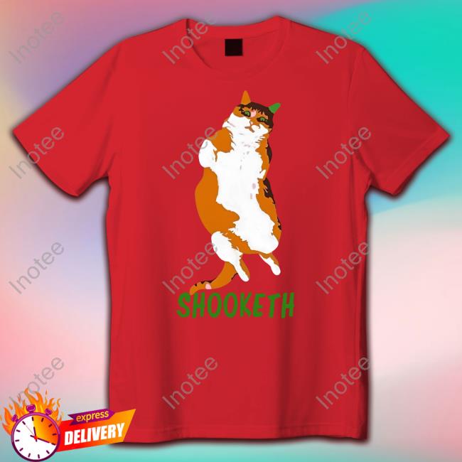 Catbellies Shooketh Tee Shirt Cat