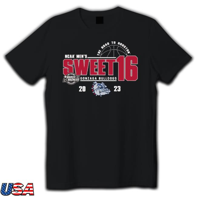 Gonzaga Bulldogs Ncaa Men’S Sweet 16 The Road To Houston 2023 shirt