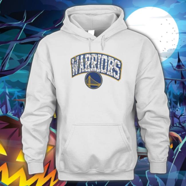 Golden State Warriors Women’s Tonal Leopard Pullover t- shirt