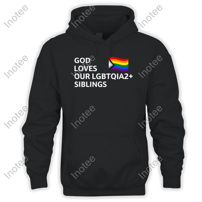 Clownworld God Loves Our Lgbtqia2 Siblings Crewneck Sweatshirt