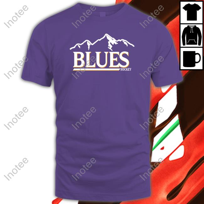 Blues Buzz Store Vintage Blues Hockey Hooded Sweatshirt