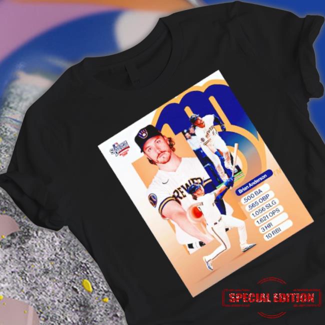 Brian Anderson Milwaukee Brewers 2023 Season Of Dreams Shirt