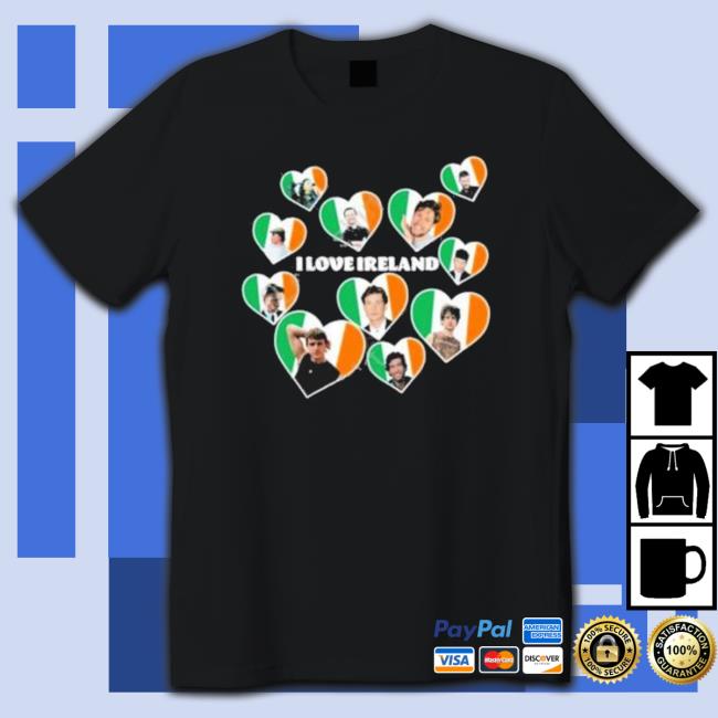 I Love Ireland Funny shirt