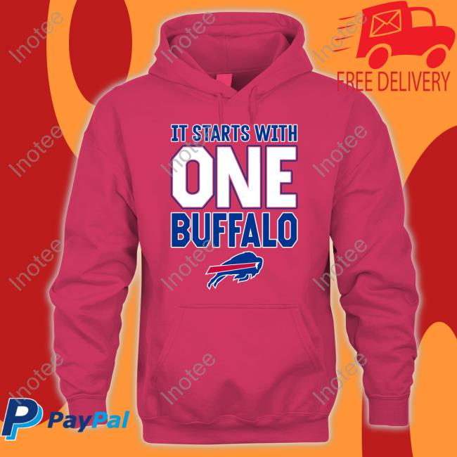 Ken Dorsey Wears It Starts With One Buffalo Hooded Sweatshirt Buffalo Bills