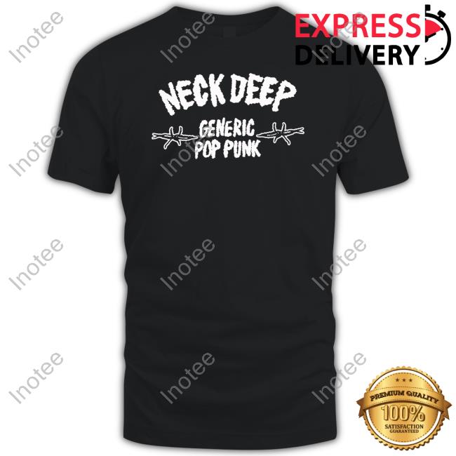 Neckdeepuk Neck Deep Generic Pop Punk Donington 2023 Tee Shirt