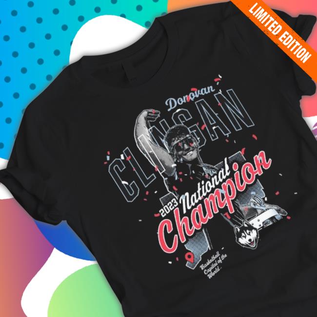 Donovan Clingan 2023 National Champion Basketball Capital Of The World Shirt