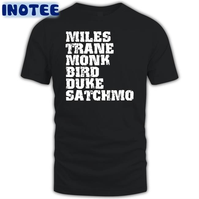 Bauwau Miles Trane Monk Bird Duke Satchmo Sweatshirt ItalySoundsGood