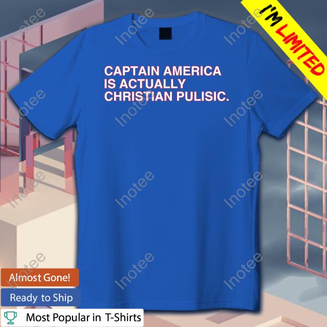 Obvious Shirts Merch Captain America Is Actually Christian Pulisic Hoodie Obviousfacts