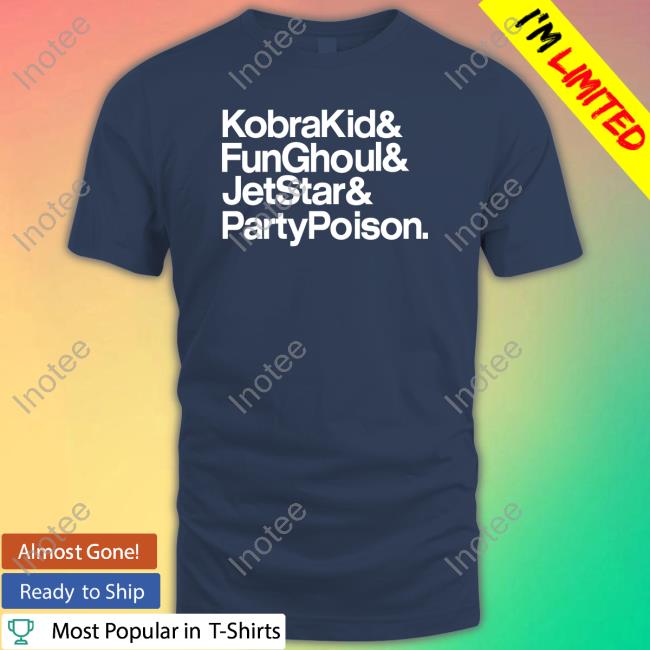 Kobrakid Funghoul Jetstar Partypoison Tee Shirt