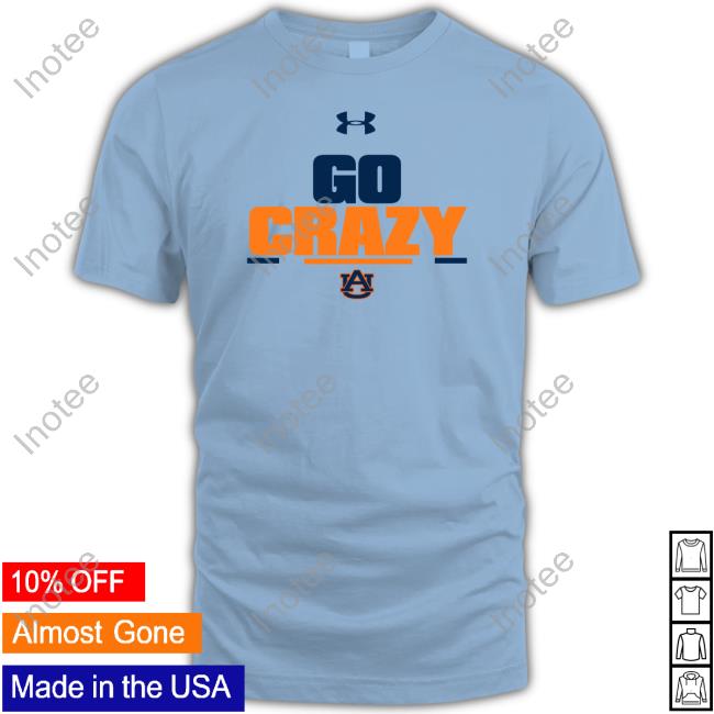 Auburn Go Crazy T Shirt White