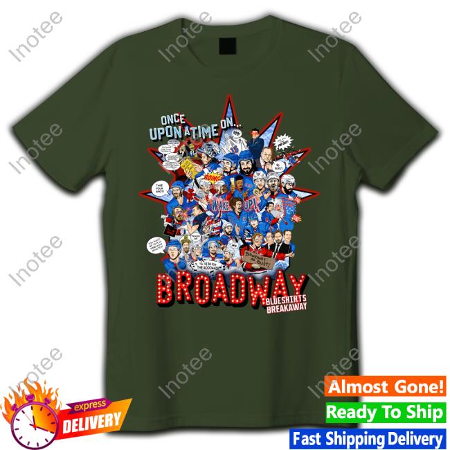 Once Upon A Time On Broadway Blueshirts Breakaway Shirts