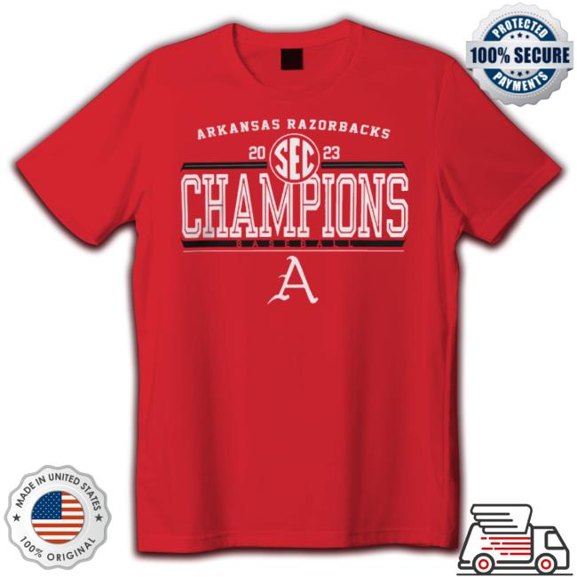 Ncaa Arkansas Razorbacks Baseball 2023 Sec Champions Shirt Ncaa Arkansas Razorbacks Baseball 2023 Sec Champions shirt