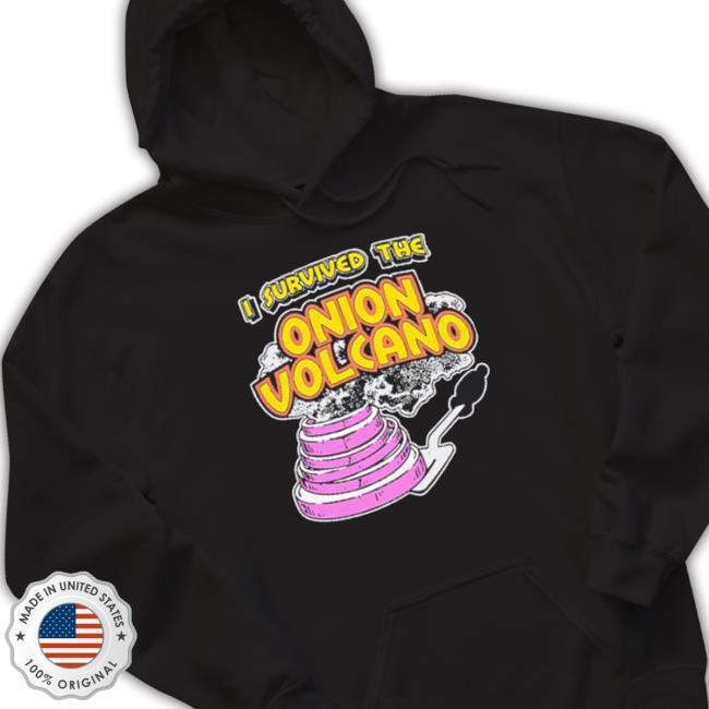 I Survived The Onion Volcano Tee Shirt