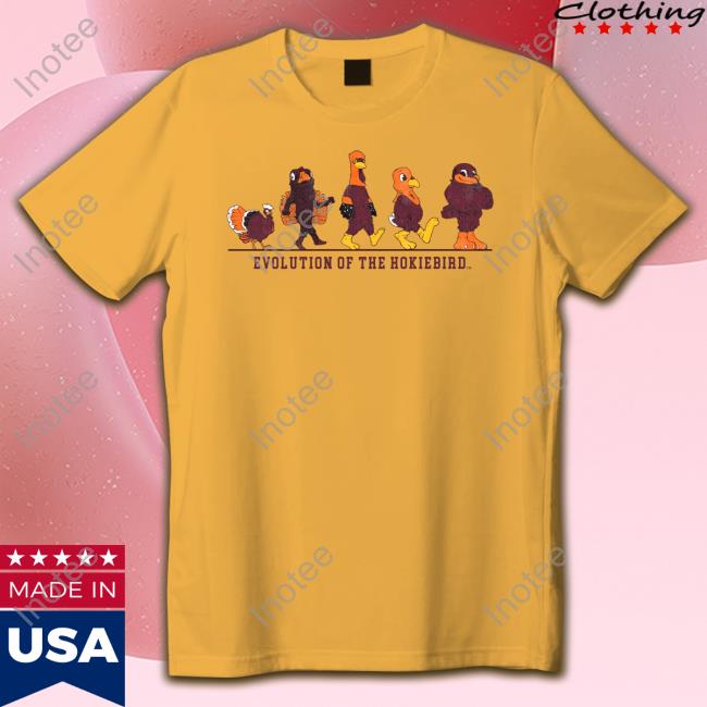 Evolution Of The Hokies Bird Shirt