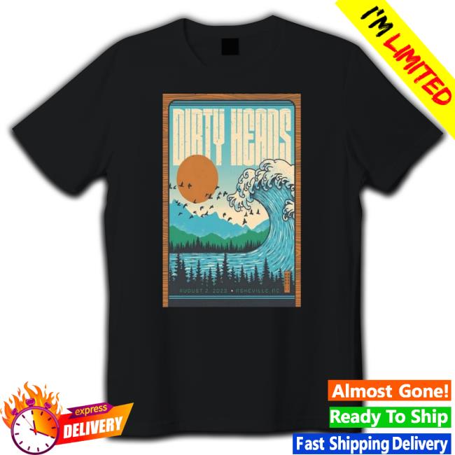 Dirty Heads August 2 Rabbit Rabbit Asheville, Nc Tour 2023 Poster Unisex Sweatshirt