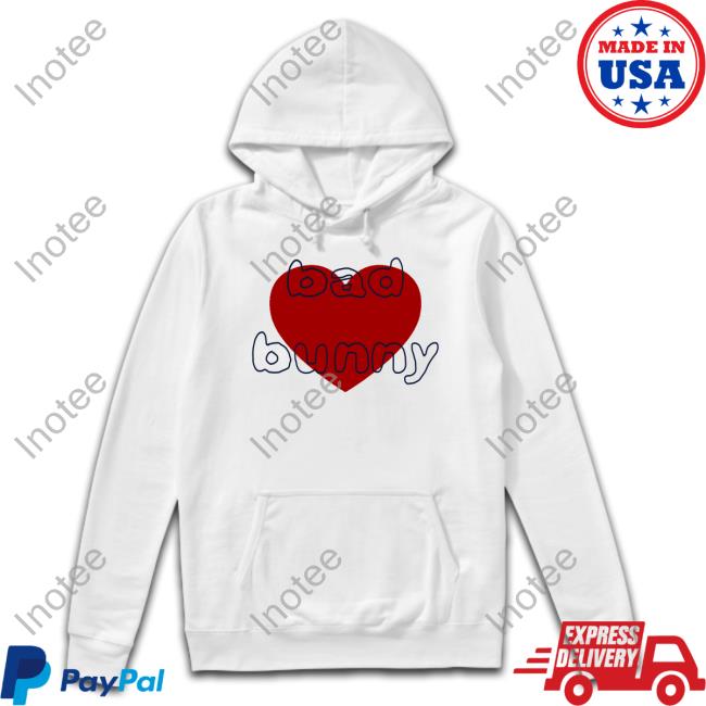 Apple Music Heart Bad Bunny New Shirt Badbunnymerch