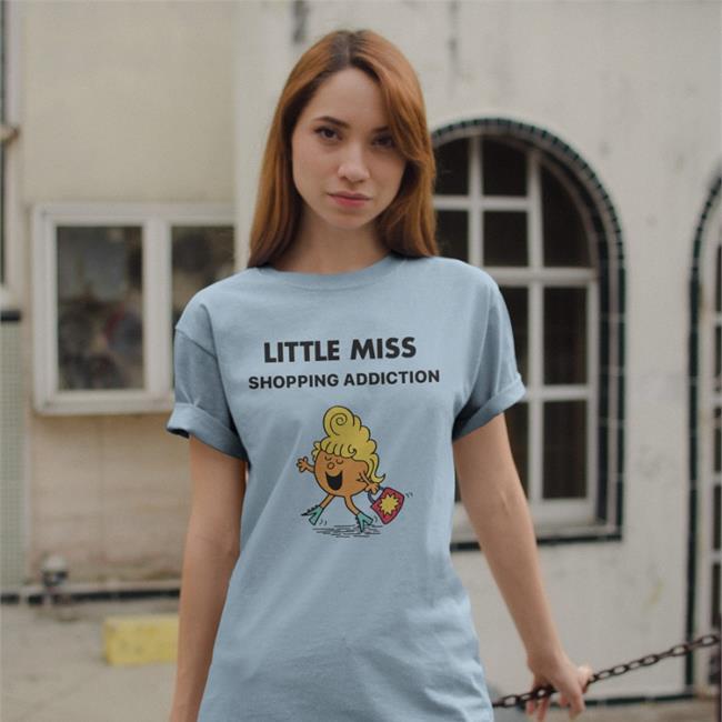 Ohokcher Little Miss Shopping Addiction Tee Shirt